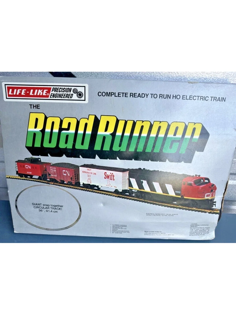 VINTAGE Life-Like HO Scale The Road Runner Train Set CP Rail Regional Mint Set